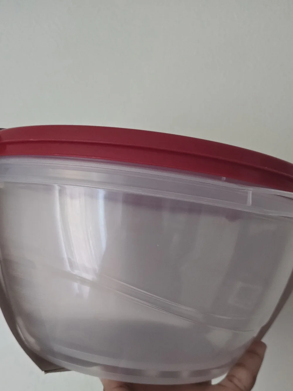 Rubbermaid Red Take-Along Salad Container